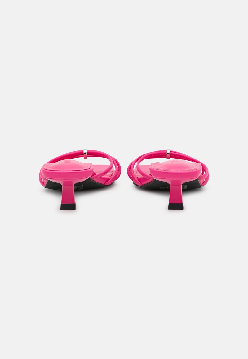 Damen Flache Pantoletten | Rubi Shoes by Cotton On JEN KITTEN MULE Pantolette hoch fuschia/pink - ST78012 Damen Flache Pantoletten | Rubi Shoes by Cotton On JEN KITTEN MULE Pantolette hoch fuschia/pink - ST78012