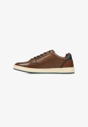 Sneakers laag - cognac marine