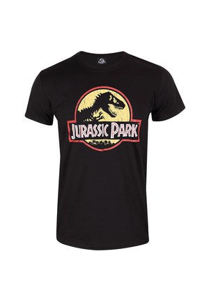 JURASSIC PARK ORIGINAL LOGO DISTRESSED - T-shirt imprimé - black