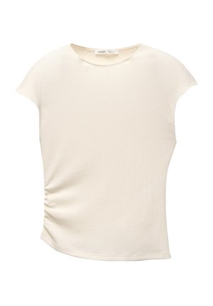 PULL&BEAR CREPE - Blůza - beige
