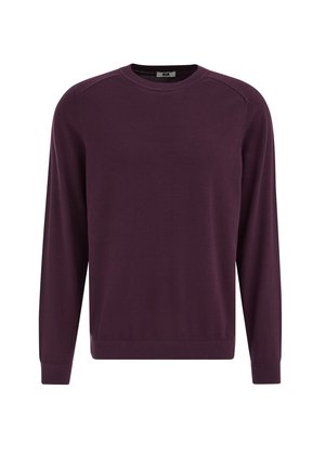 WE Fashion, Strickpullover - aubergine
