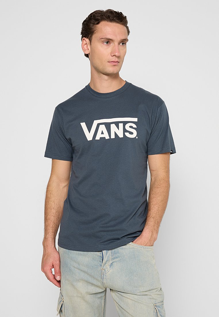 Vans T-shirt print donkergrijs