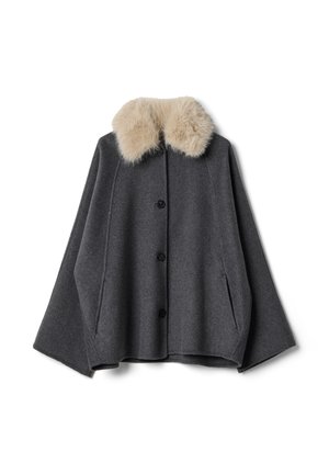 Les Copains, SHACKET WITH COLLAR - Chaqueta de entretiempo - slate grey