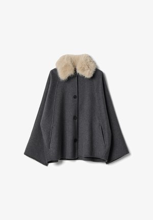 Les Copains, SHACKET WITH COLLAR - Chaqueta de entretiempo - slate grey
