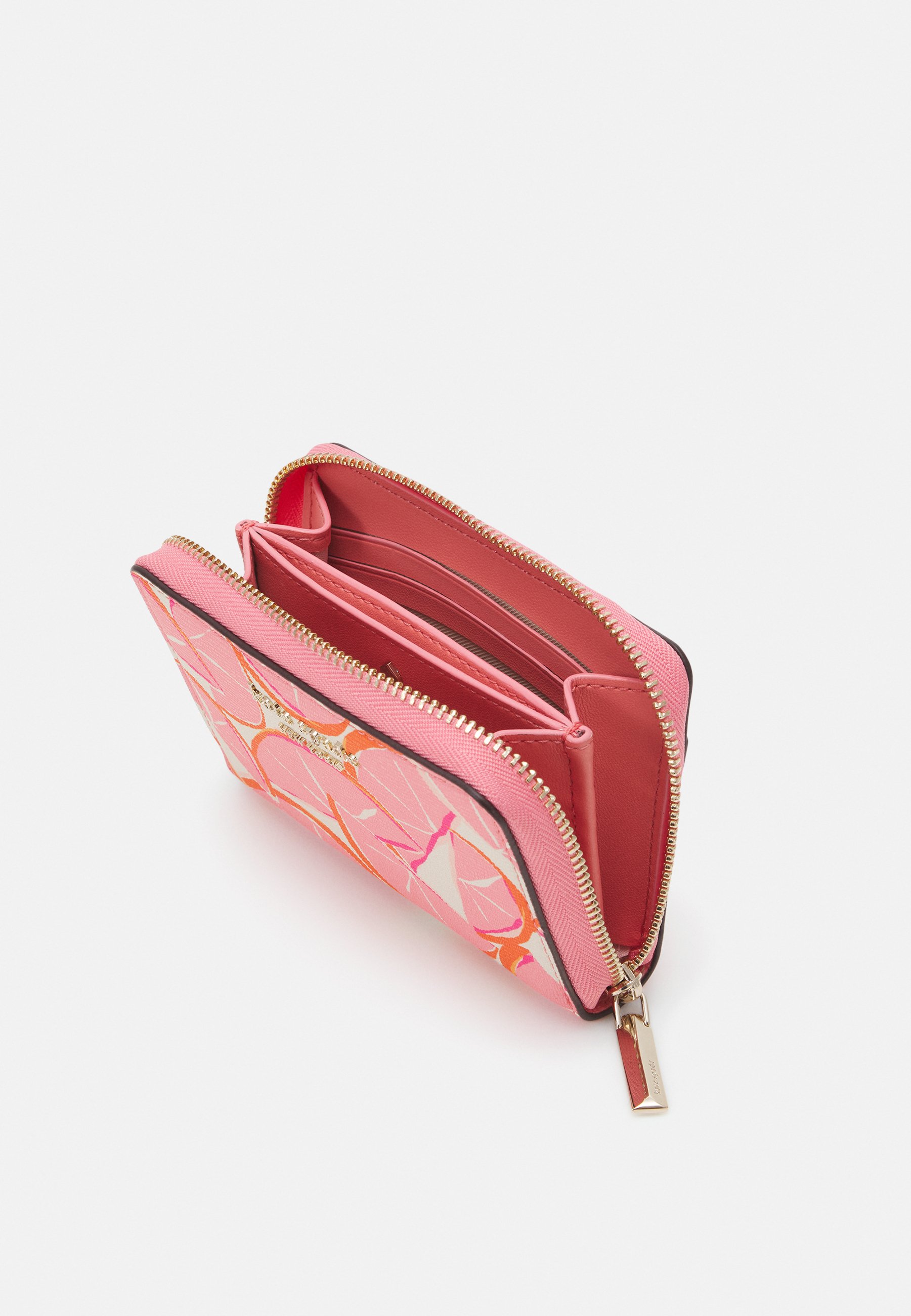 kate spade pink zip around wallet