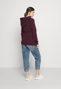 Anna Field MAMA NURSING HOODIE MATERNITY - Sweatshirt com capuz - winetasting