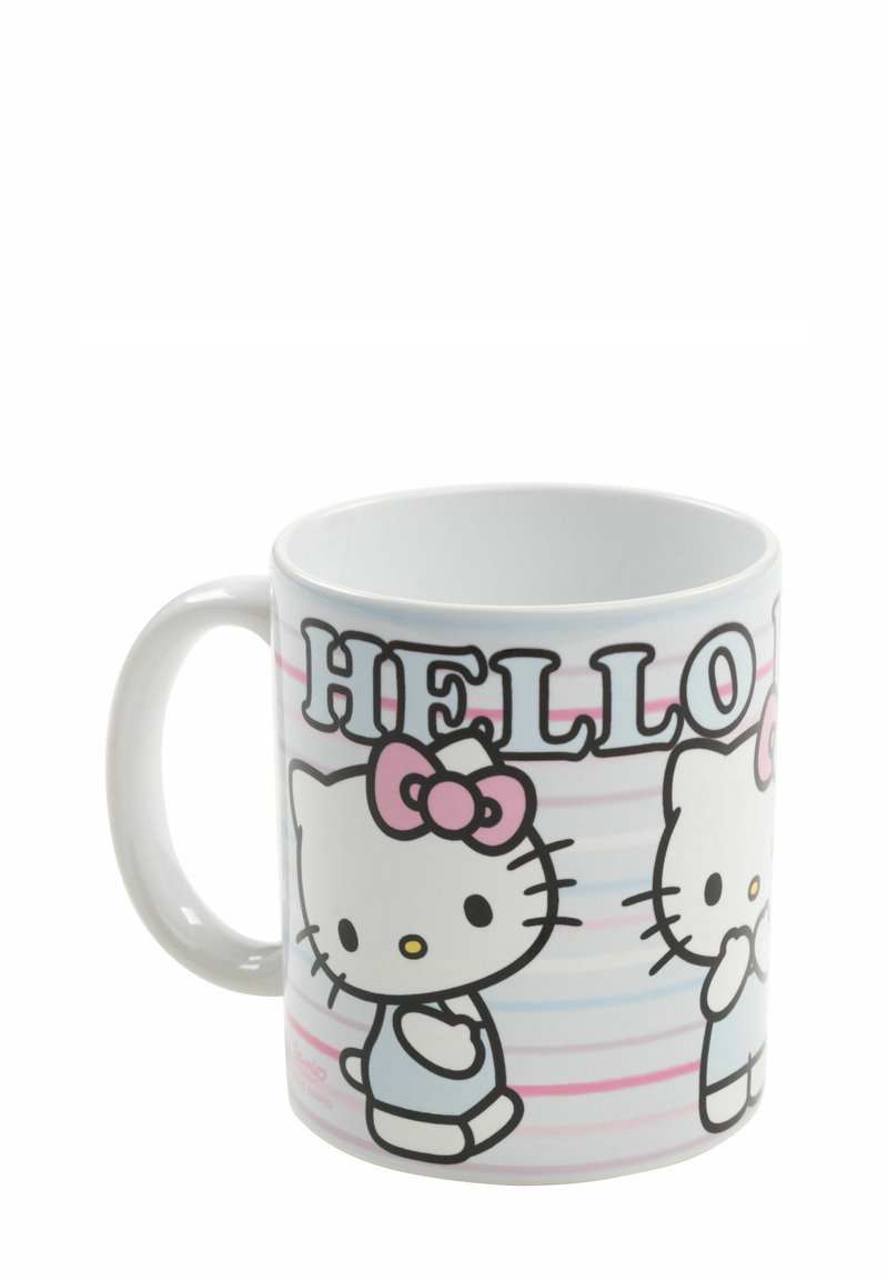 Hello Kitty - HELLO KITTY TASSE - STREIFEN KAFFEE BECHER - Other accessories - blau, Enlarge