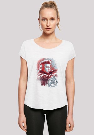 T-Shirt print - white