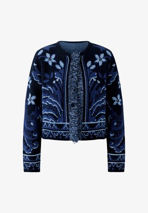 Oui, STRICKJACKE - Strickjacke - dark blue