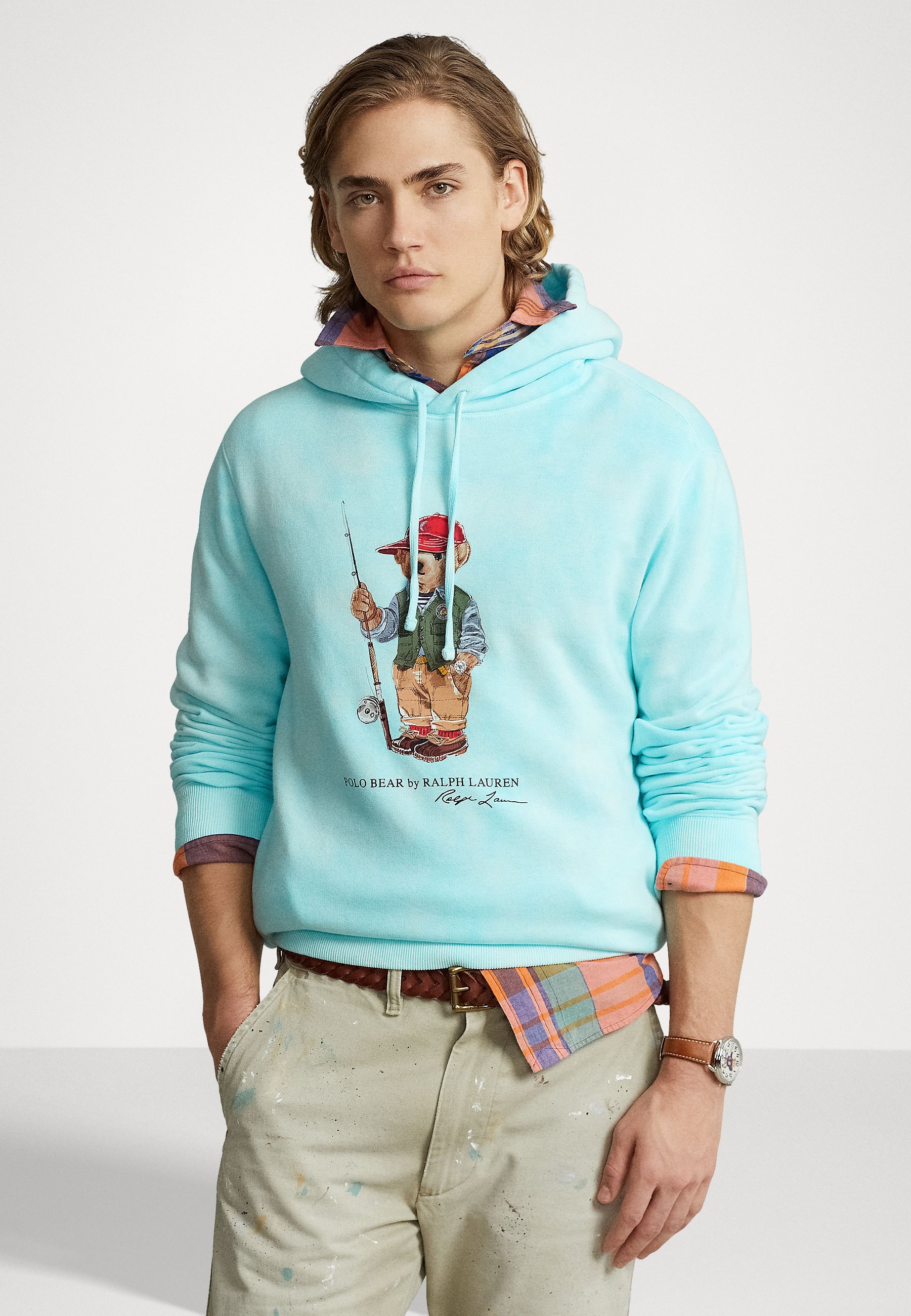 Polo Ralph Lauren POLO BEAR TIE-DYE FLEECE HOODIE - Hoodie - multi-coloured  - Zalando.co.uk
