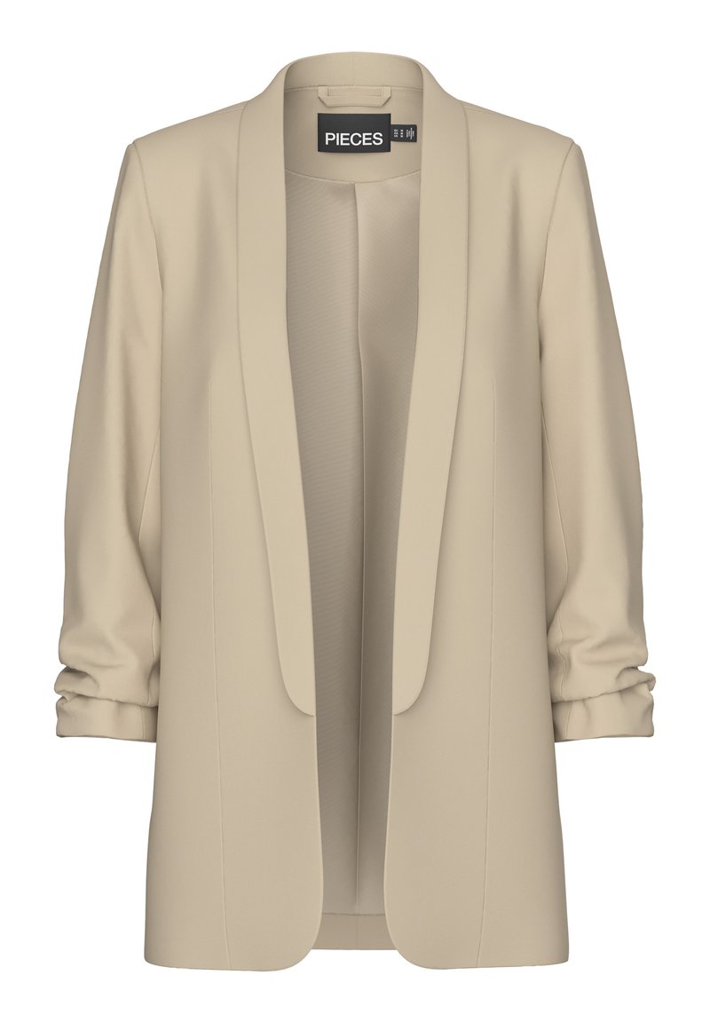 Pieces PCBOSELLA 3/4 SLEEVES - Blazer - white pepper/beige 