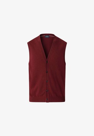 Hackett London Weste - burgundy red