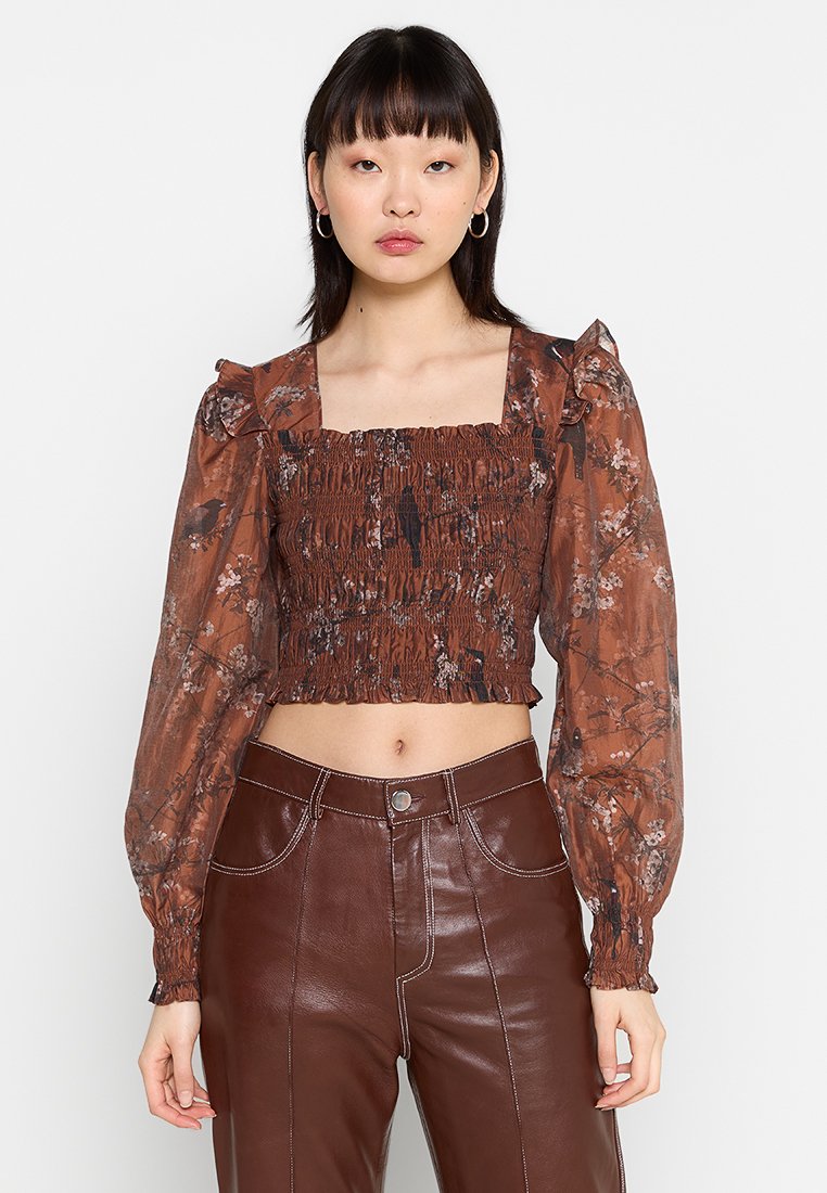 AllSaints Blouse bruin