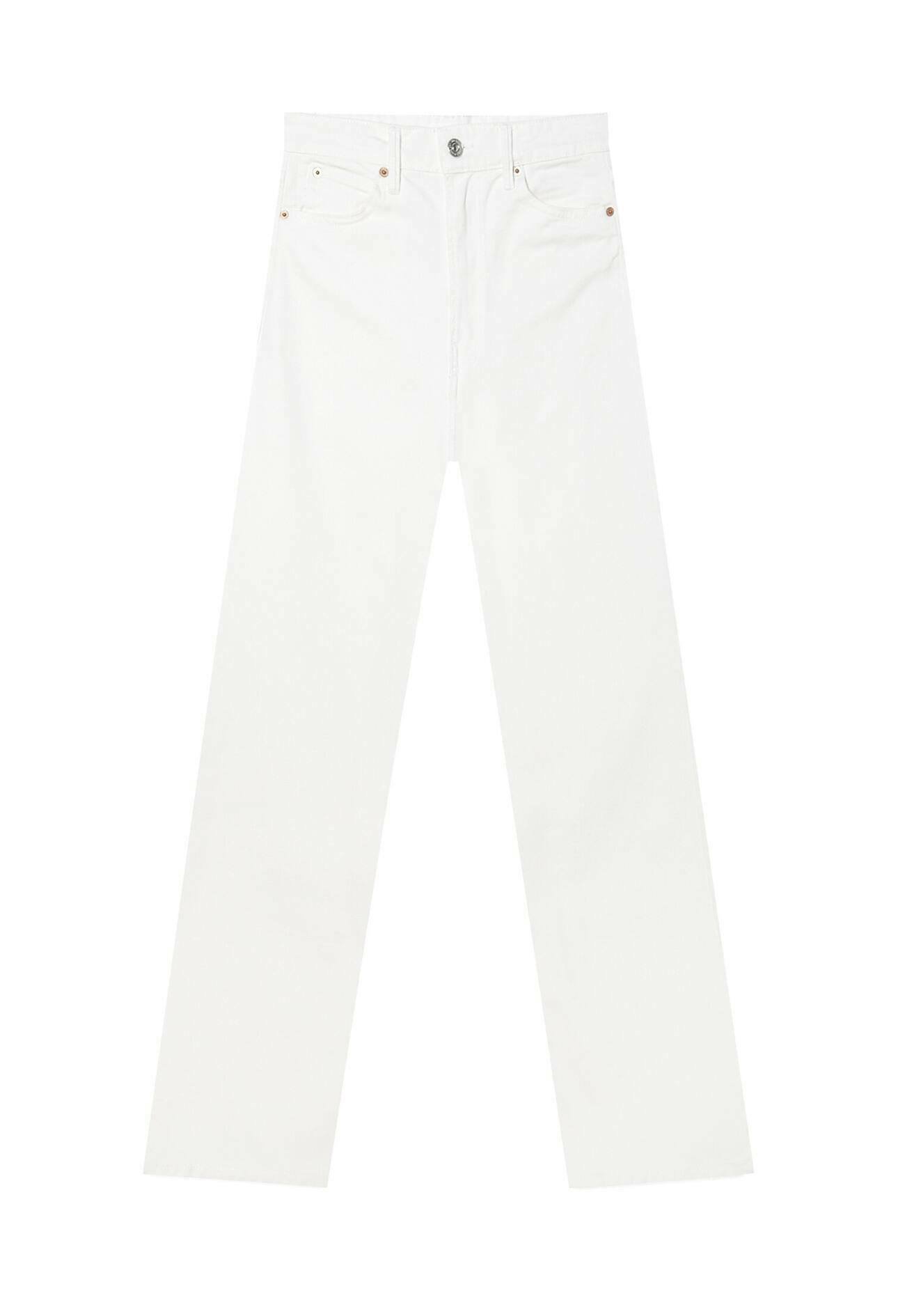 Straight Leg Jeans White