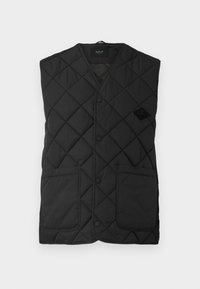 QUILTED PUFFER VEST - Veste sans manches - black