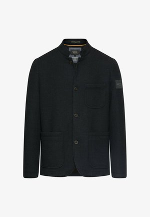 camel active, INDOOR BLAZER MIT STEHKRAGEN - Cardigan - dark navy