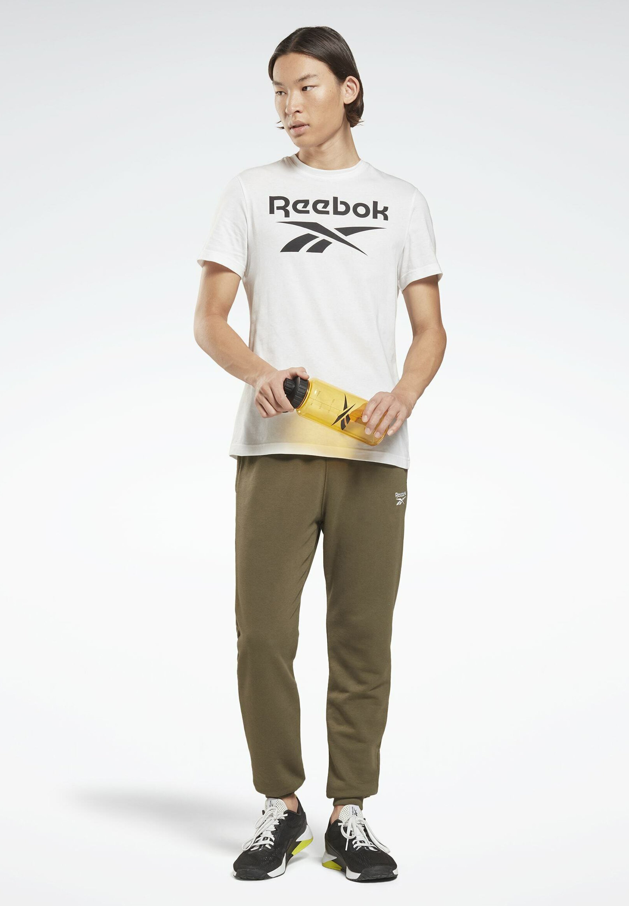 Reebok Pantaloni sportivi - green/cachi - Zalando.it
