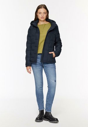 MIT PRÄGUNG - Winterjas - navy