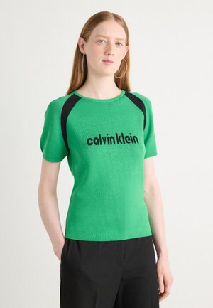 LIQUID SHINE SCULPT - Print T-shirt - blossom green