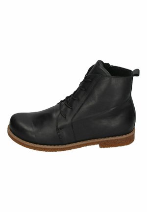 Lace-up ankle boots - schwarz