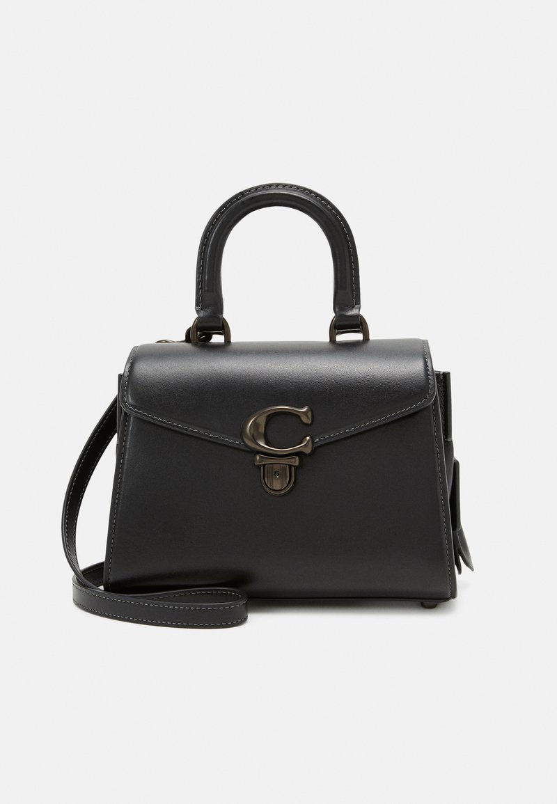 COACH LUXE REFINED SAMMY TOP HANDLE - Sac à main - black
