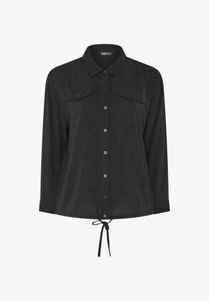Yours Clothing, PLUS SIZE BLOUSES & SHIRTS - Button-down blouse - black