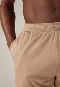 Next TEXTURED ACTIVE  REGULAR FIT - Shorts - stone