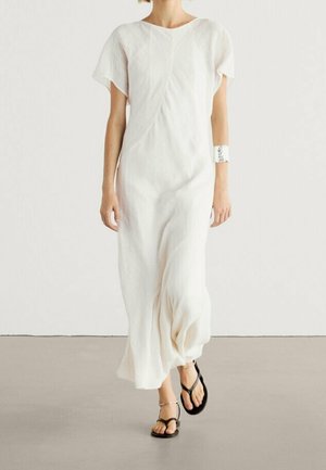 Massimo Dutti Vestito lungo - white