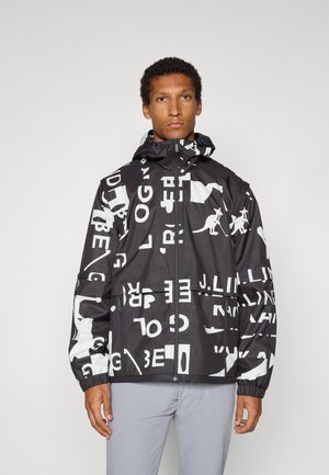 ALL GEAR OUTERWEAR - Hardshell jacket - black/white
