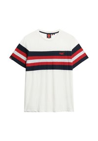 Unselected, brilliant white chest stripe