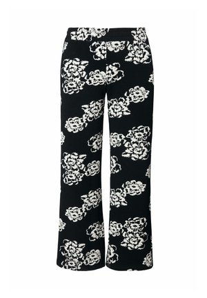 MIAMODA, ELASTIC WAIST  - Bukser - black
