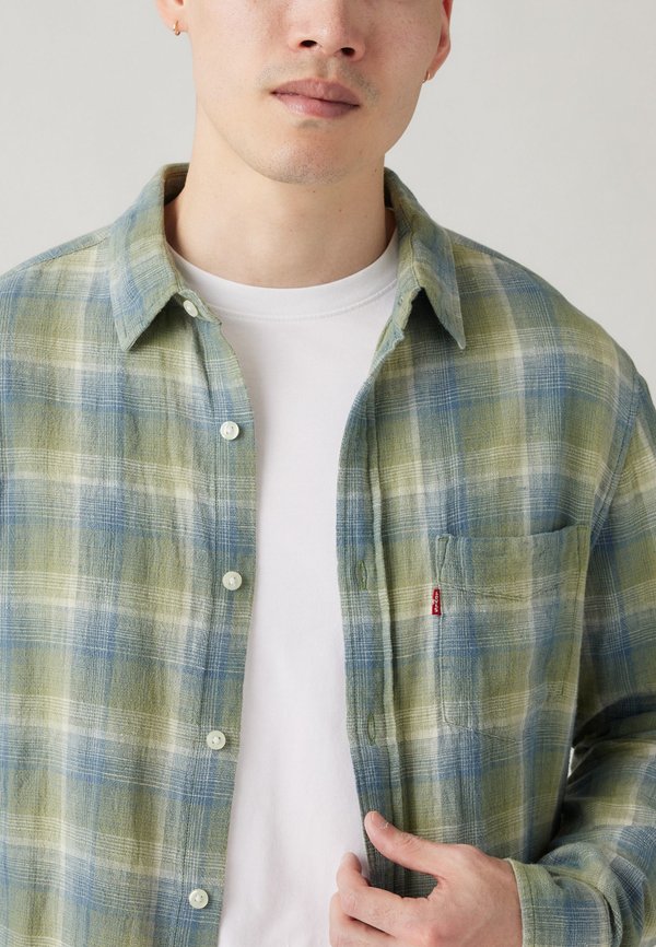 SUNSET POCKET STANDARD - Shirt - sage4