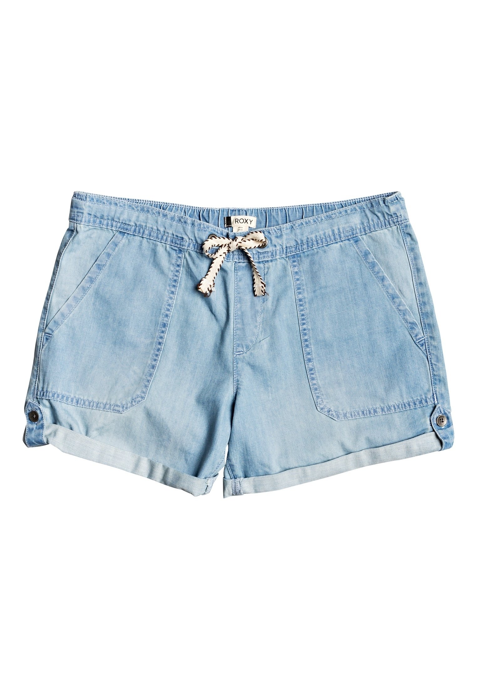 Roxy MILADY - Denim shorts - light blue 