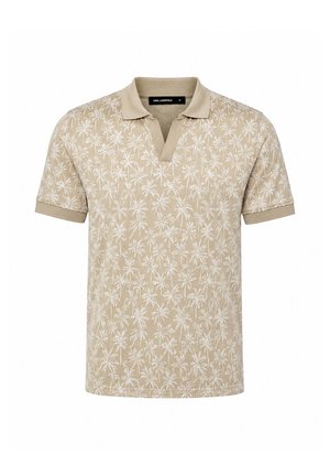 KARL LAGERFELD, 562202 - Polo - beige et blanc