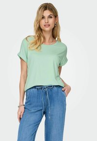 ONLY MOSTER O-NECK - Bluse - birds egg green