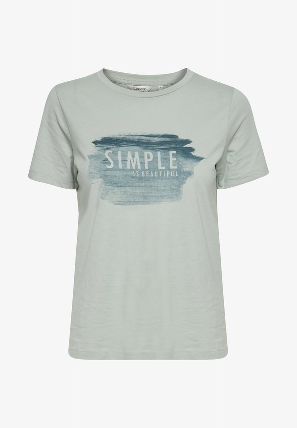 BYSafa - Print T-shirt - aqua gray3