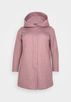 ONLY Carmakoma CARSEDONA - Īss mētelis - rose brown melange