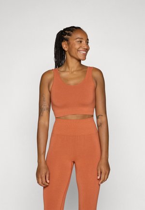 HADU SEAMLESS BRA - Sport-bh met light support - tibet
