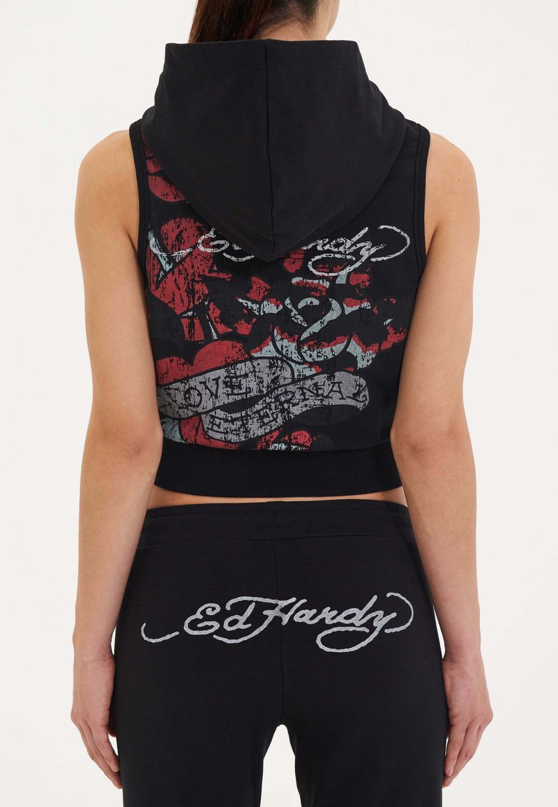 Ed Hardy - SLEEVELESS - Weste - black, Vergrößern