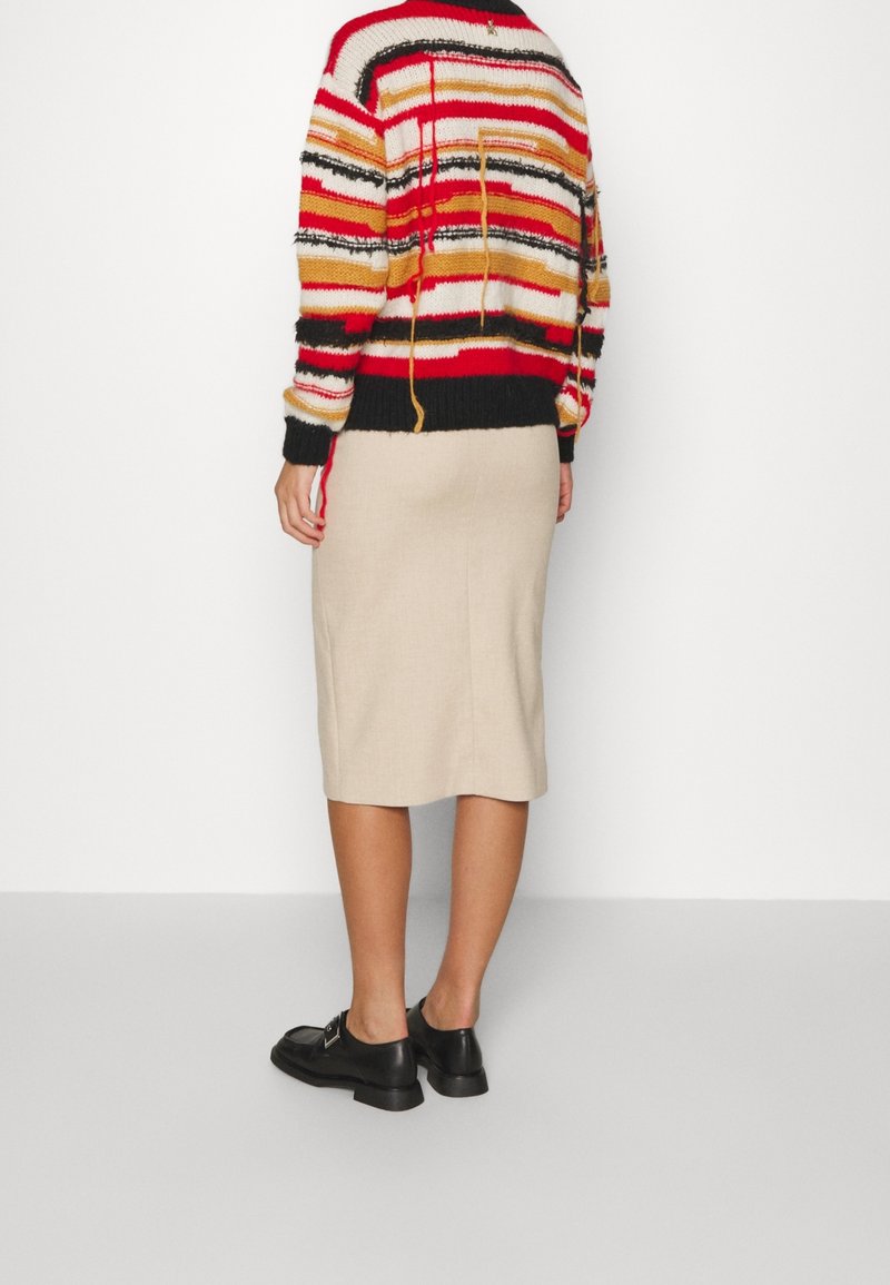 Jupe Crayon Patrizia Pepe - Taille 42 (équivalent 36), Couleur Beige, Neuve Sans étiquette
