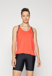 Under Armour KNOCKOUT TANK - Topper - racer red/black
