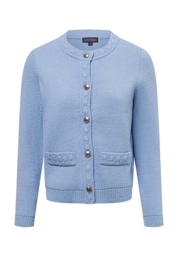 Strickjacke - hellblau