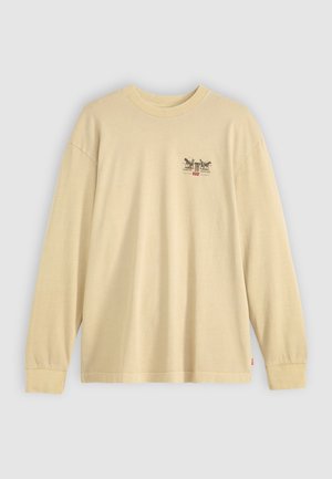 Levi's® GRAPHIC AUTHENTIC TEE - Majica z dolgimi rokavi - white pepper