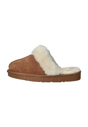 Pantoffels - cognac