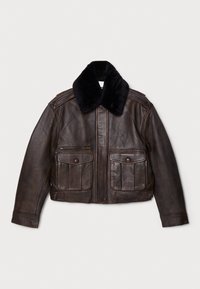 Giacca di pelle - marron