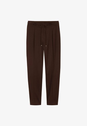 Luisa Cerano, LUISA CERANO JOGGPANTS AUS PUNTO-MILANO - Stoffhose - marone