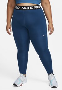 Nike Performance PLUS - Leggings - valerian blue/black/white