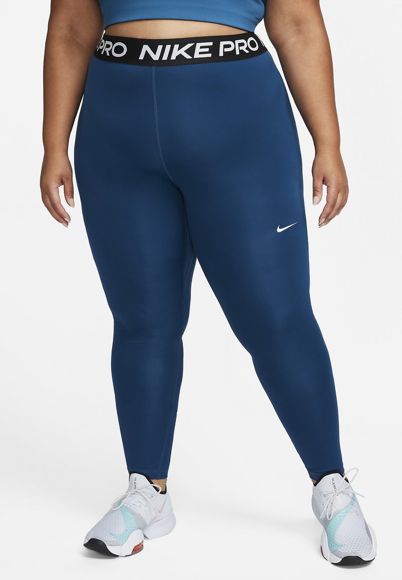 Nike Performance PLUS - Leggings - valerian blue/black/white