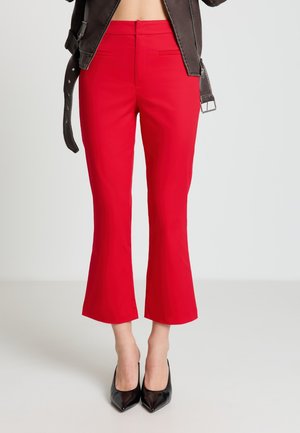 LUNGO TINTA UNITA - Pantaloni - rosso