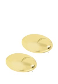 Steve Madden PUFFY OVAL STATEMENT BUTTON - Oorbellen - gold-coloured